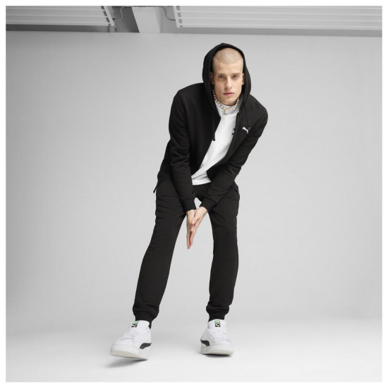 Puma Ανδρική ζακέτα Essentials Small Puma Logo Full-Zip Fleece Hoodie